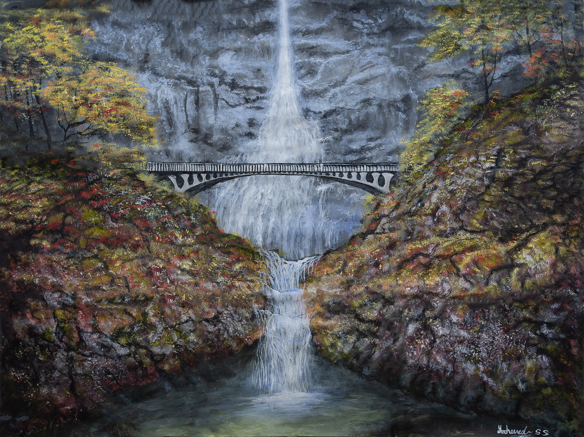 Waterfall Painting